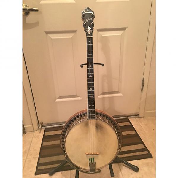 Custom Ludwig Capitol Special Tenor Banjo, 4-String 1920 Antique Walnut #1 image