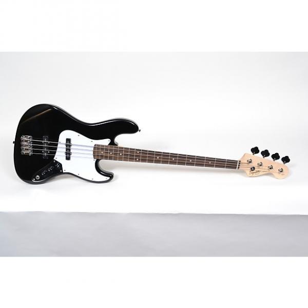 Custom Fender Squier Affinity Jazz Bass - Rosewood Fingerboard, Black Open Box #1 image