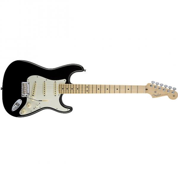 Custom Fender American Standard Stratocaster® Maple Fingerboard Black - Default title #1 image