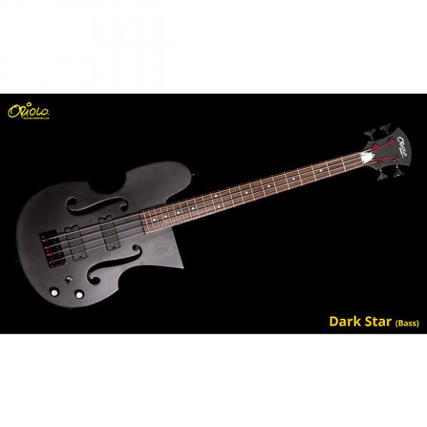 Custom Oriolo Darkstar Bass 2017 Black Satin #1 image