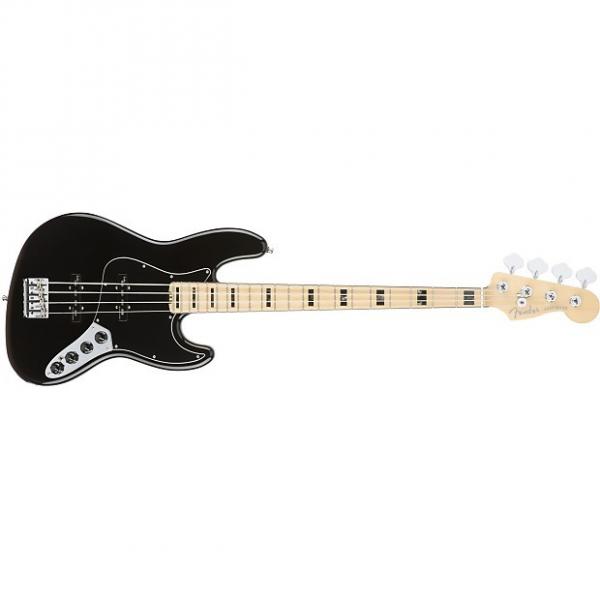 Custom Fender American Elite Jazz Bass 0197002706 Black w/ Maple Fingerboard #1 image