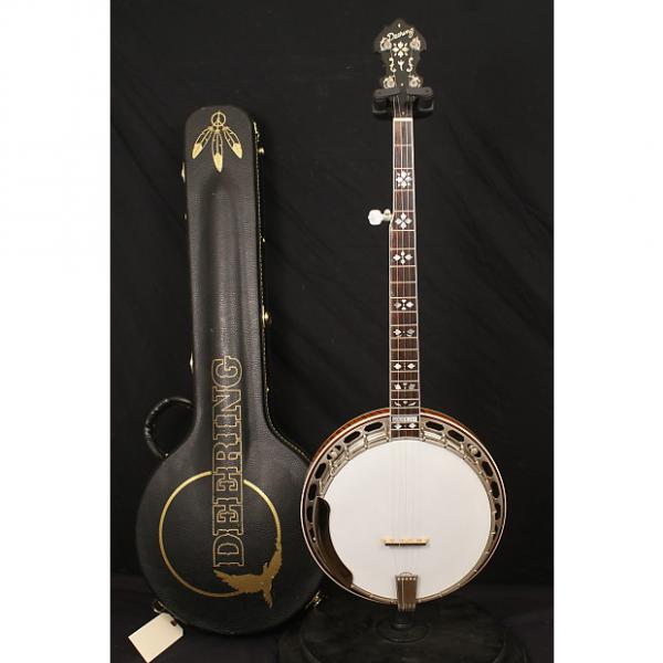 Custom Deering Golden Era 5 string flathead banjo all original Made in USA with original case #1 image