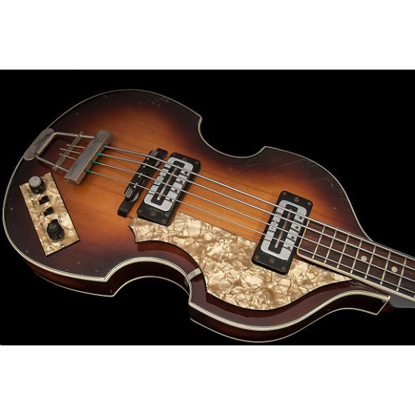 Custom Hofner 500/1 Violin Beatle Bass Bass 1969 Sunburst with case #1 image