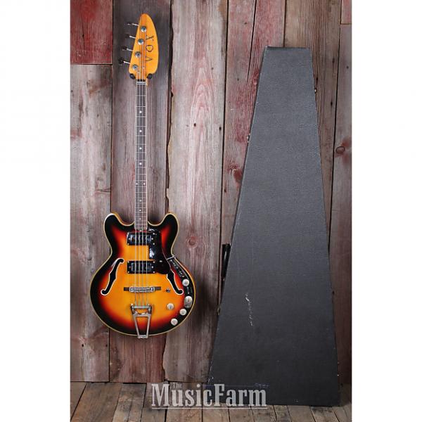 Custom Vox Vintage V272 Sidewinder VI 4 String Bass Electric Guitar All Original w Case #1 image