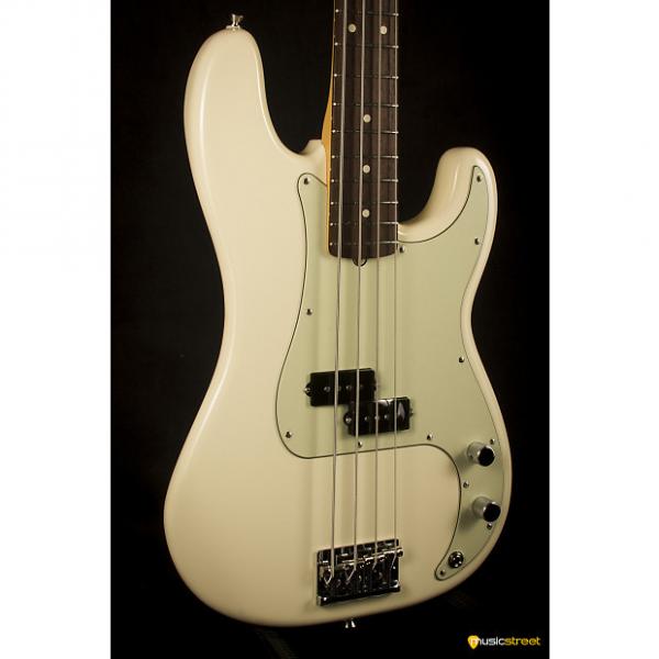 Custom Fender American Professional Precision Bass Rosewood fingerboard, Olympic White #1 image