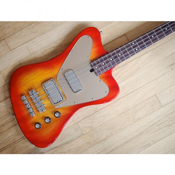 Custom Mike Lull NRT4 T-Bird Non-Reverse Electric Bass Guitar Custom Order Fireglo, T4 #1 image