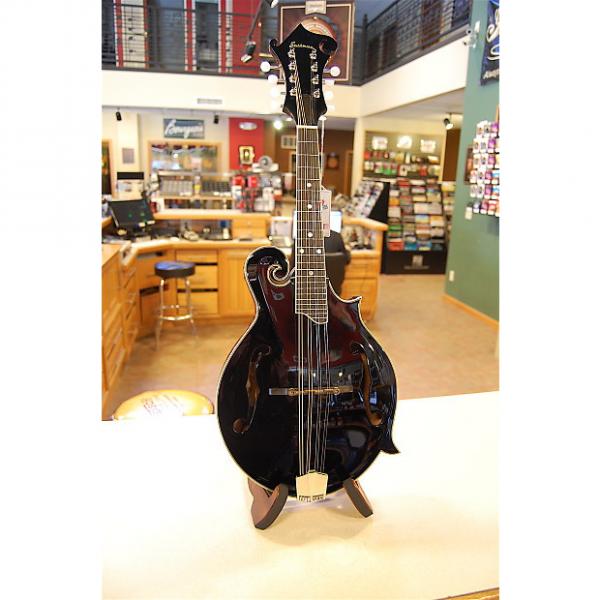 Custom Eastman MD415BK - &quot;F&quot; Style Mandolin - Black Top - Beautiful! #1 image
