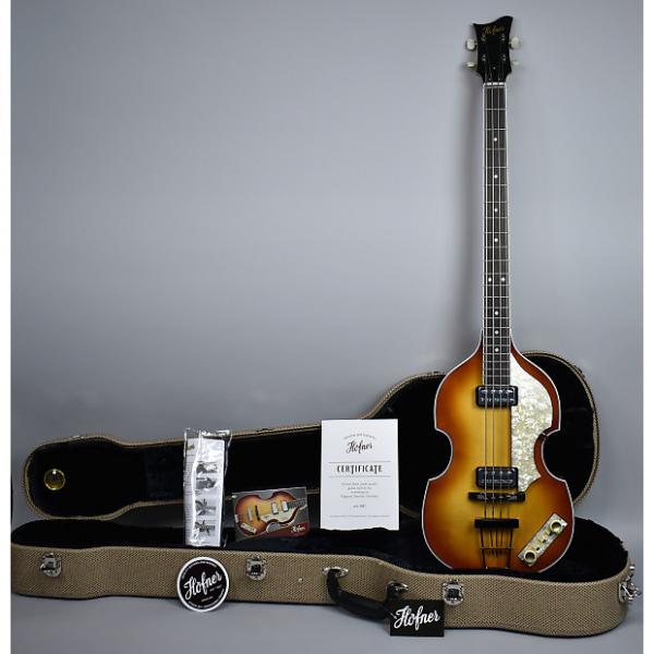 Custom Hofner H500/1 Vintage 1964 Electric Violin Bass Guitar Antique Brown Sunburst w/OHSC #1 image
