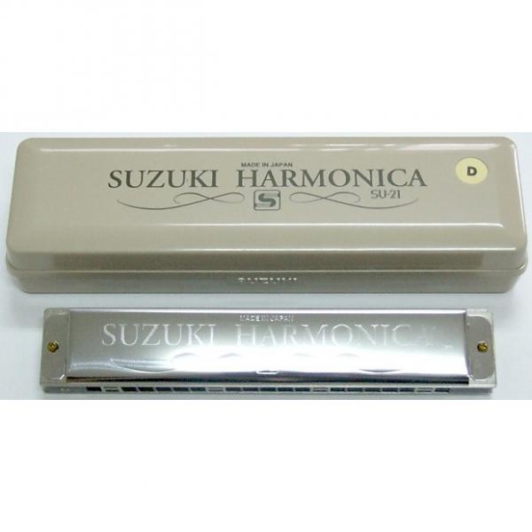 Custom Suzuki SU21 2 Timer Tremolo Harmonica keyed in A #1 image