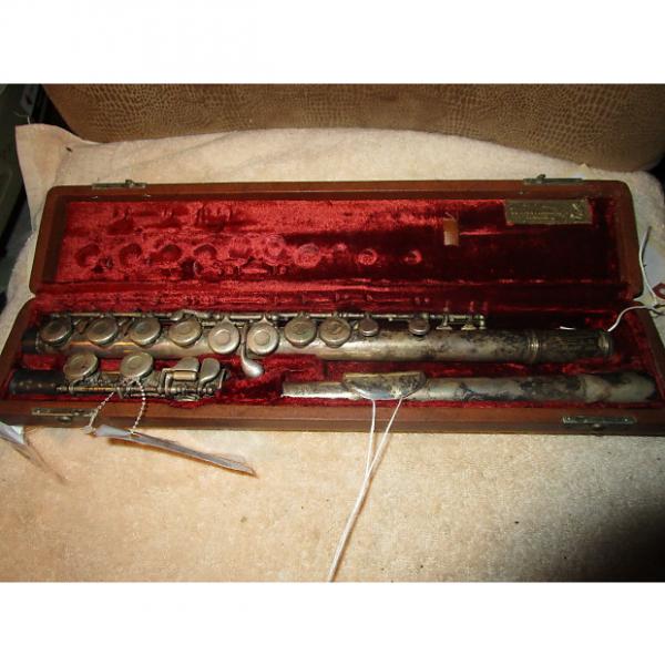 Custom vintage Armstrong  flute with case AS IS For parts or repair project #1 image