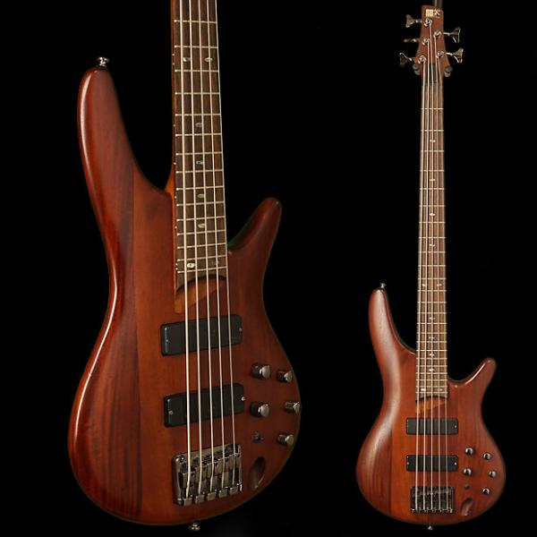 Custom Ibanez SR505 5-String Bass Brown Mahogany w Hard Case #1 image