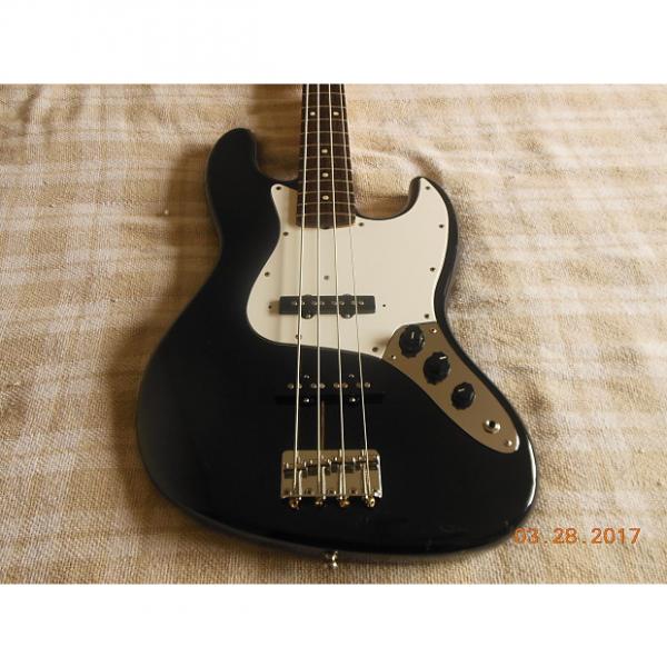 Custom Fender Squier Jazz Bass JAPAN 1984-1987 Black #1 image