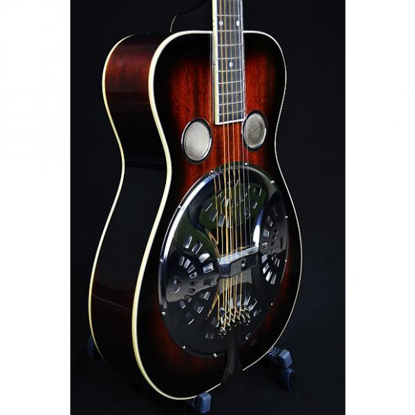 Custom Recording King RR-50 Roundneck Resonator Guitar 2016 Vintage Sunburst #1 image