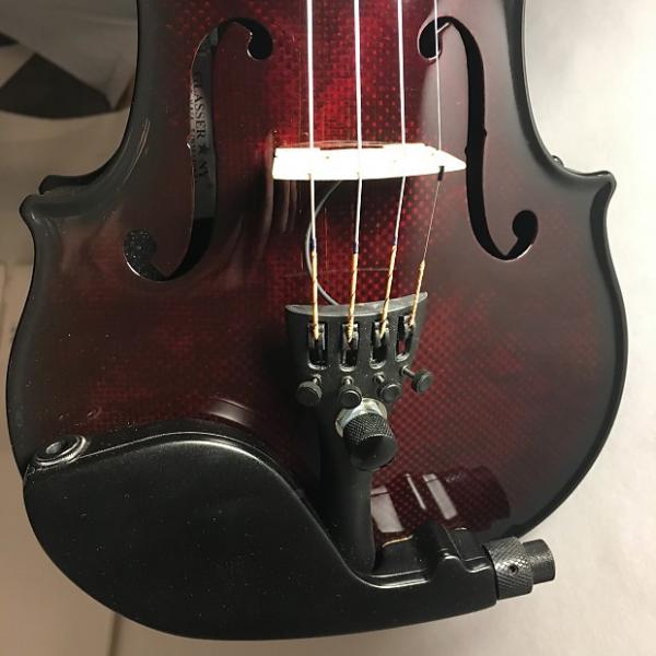 Custom Glasser Carbon Composite Acoustic/ Electric Violin #1 image
