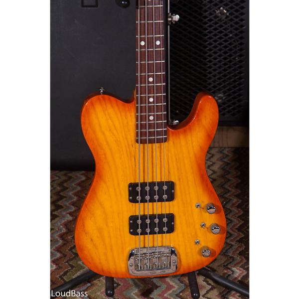 Custom G&amp;L USA ASAT Bass HH w/ Swamp Ash Body 1995 Butterscotch Blonde w/hard case 8 lbs 15oz #1 image