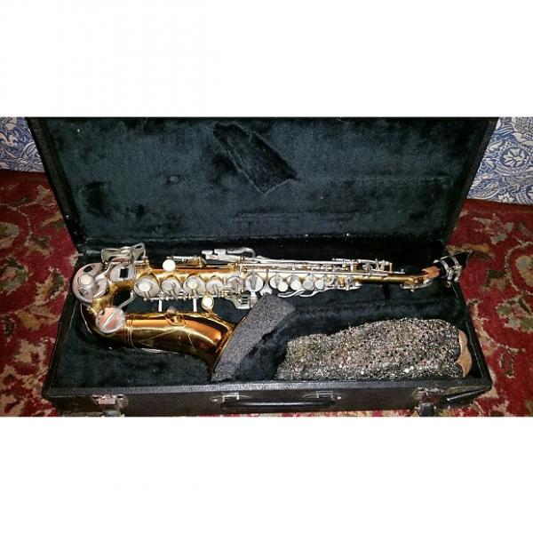 Custom Classic Saxophone Saxs Wind Instrument Vintage Kenny G Classic Saxophone 1960 Brass Gold And Silver Colors Glen Fley #1 image
