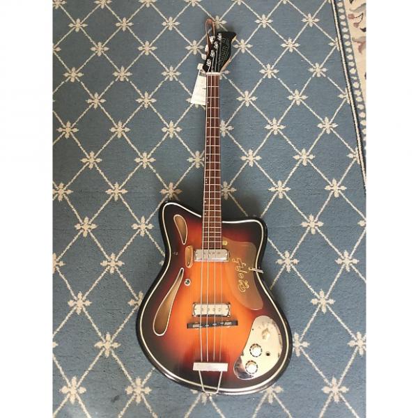 Custom Hopf Saturn 63 Bass Guitar 1960's Sunburst #1 image
