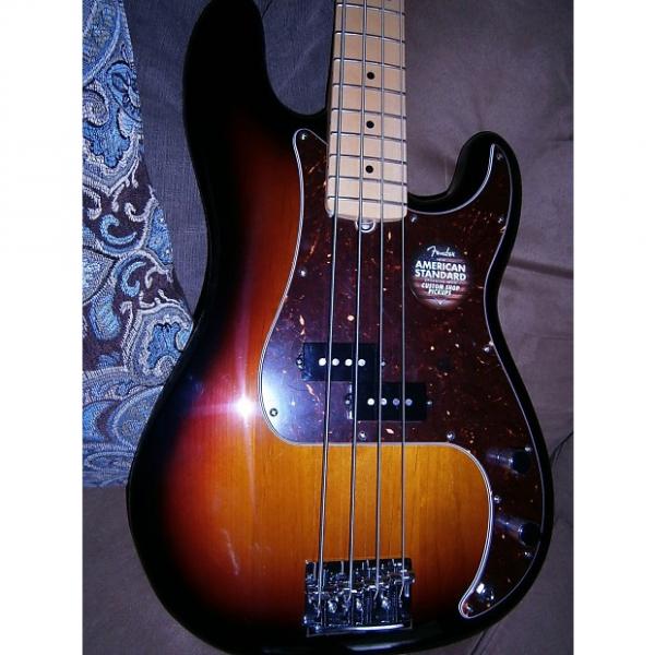 Custom Fender 2016 American Precision Bass  3-Tone Sunburst w/ Maple Fretboard #1 image