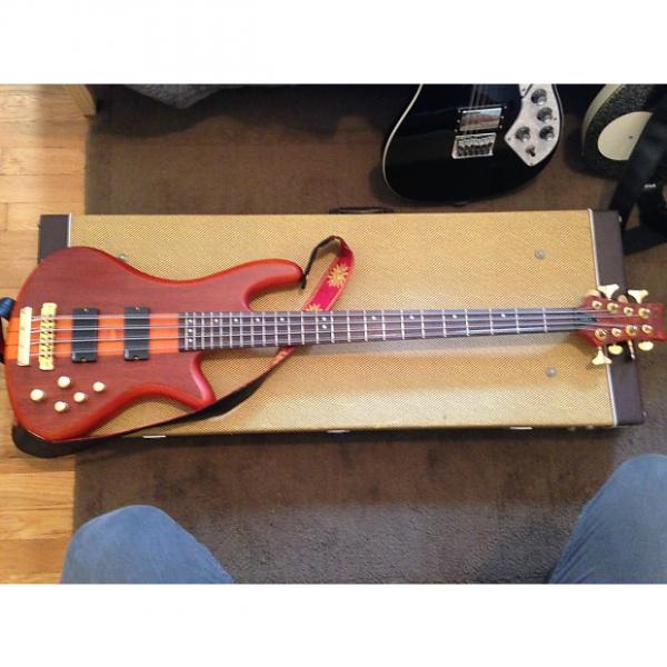 Custom Schecter Studio-8 2014 Honey Satin 8-string bass active pickups #1 image