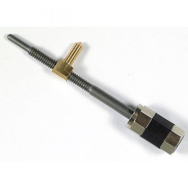 Custom Violin bow screw and eyelet nickel/silver button #1 image