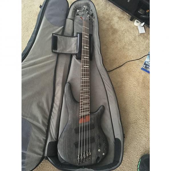 Custom Ibanez SRFF805 Electric Bass Satin Black #1 image