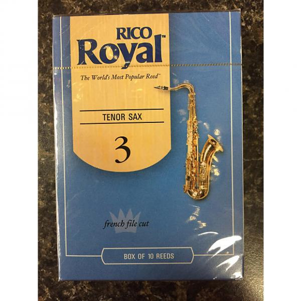 Custom Rico Royal French Cut Tenor Sax Reed size 3 box 10 #1 image