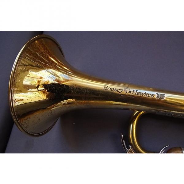 Custom Boosey &amp; Hawkes 606, Bb Trumpet, Made in England, in case with English 4B mouthpiece, fully serviced #1 image