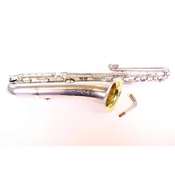Custom Conn Silver-Plated Bass Saxophone READY TO PLAY WOW! #1 image