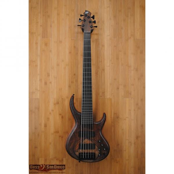 Custom MTD 635 Fretless 6-String Bass Walnut #1 image