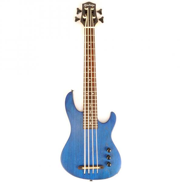 Custom Hadean Bass Uke UKBE-22 33&quot; Blue #1 image