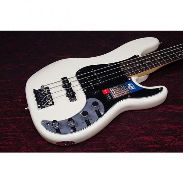 Custom NEW! 2016 Fender American Elite Precision Bass Olympic White Authorized Dealer Full Warranty! OHSC #1 image