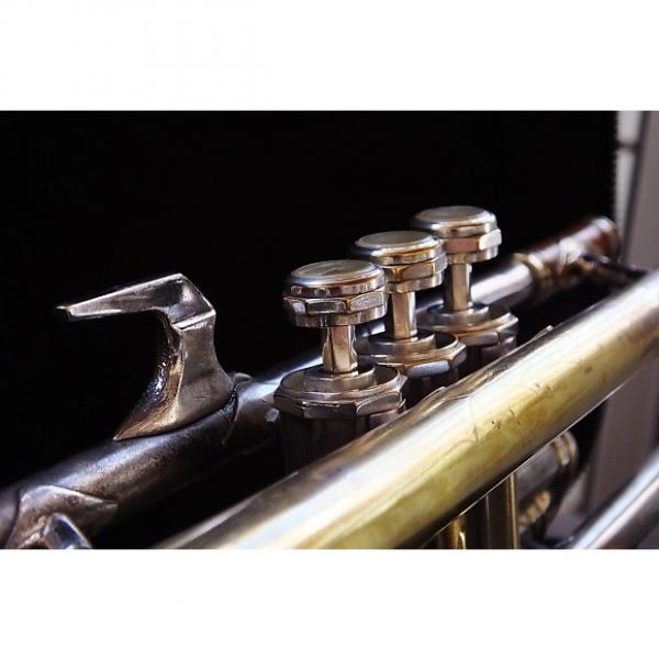 Custom Selmer Super Rolls-Diplomat Trumpet, with Bb to C tuning, c.1930s, professionally serviced, in case #1 image