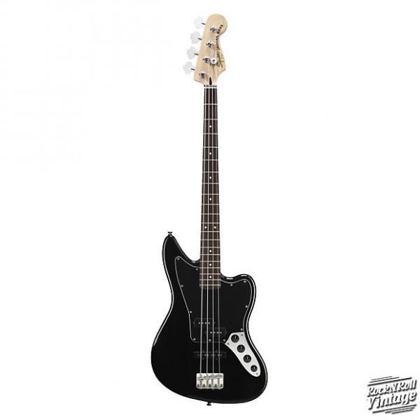 Custom Squier Vintage Modified Jaguar Bass Special Black #1 image
