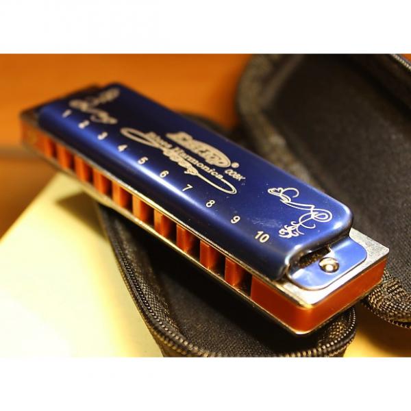 Custom Professional custom Easttop/ Ermonica harmonica T008K Blue Key F#. #1 image