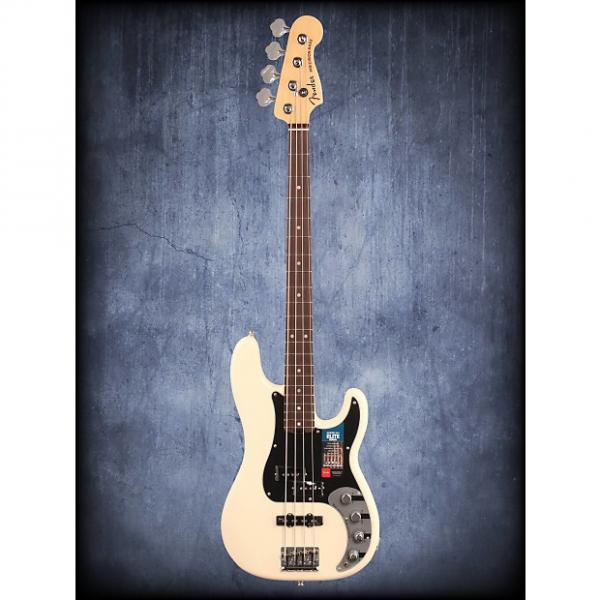 Custom Fender American Elite P Bass RW Olympic White W/C #1 image