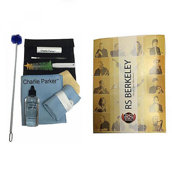 Custom Charlie Parker Paramount Series Alto Saxophone Care &amp; Cleaning Kit w/RS Berkeley Band Folder #1 image