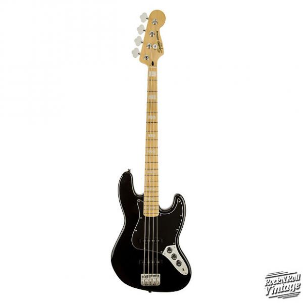 Custom Squier Vintage Modified Jazz Bass '77 Black #1 image