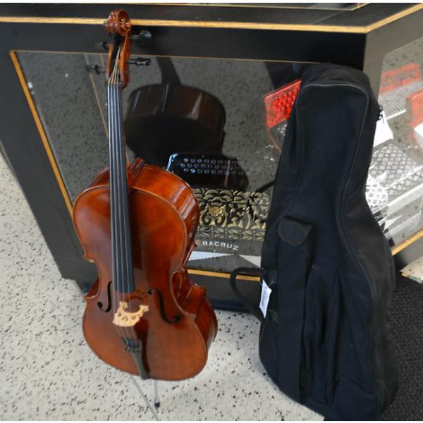 Custom Vienna Strings Hamburg Cello 1/4 Outfit Shaded Walnut #1 image