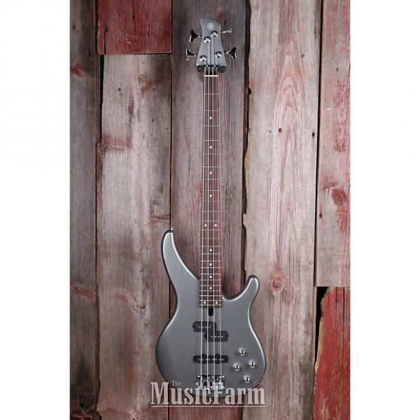 Custom Yamaha TRBX204 GRM 4 String Bass Electric Guitar w Active Preamp Gray Metallic #1 image