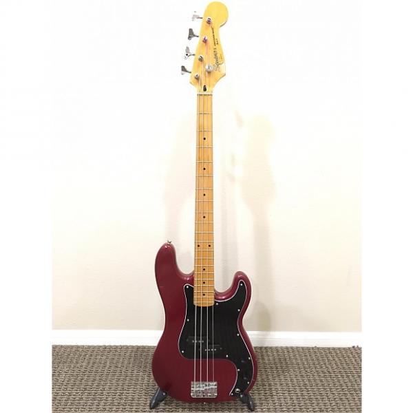 Custom Fender Squier II Precision Bass 1988-1996 Apple Red #1 image