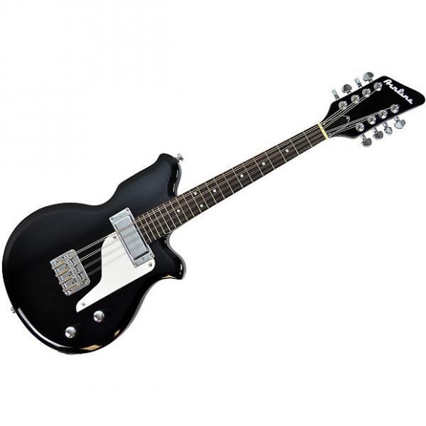 Custom Eastwood Guitars Airline Mandola - Black #1 image