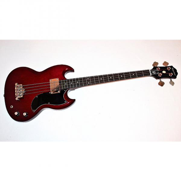 Custom Epiphone EB-0 Cherry Red 4 String Electric Bass Guitar #1 image