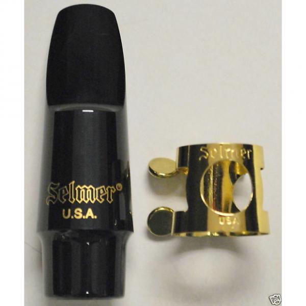 Custom Selmer USA Alto Saxophone Mouthpiece with Selmer AS Ligature #1 image