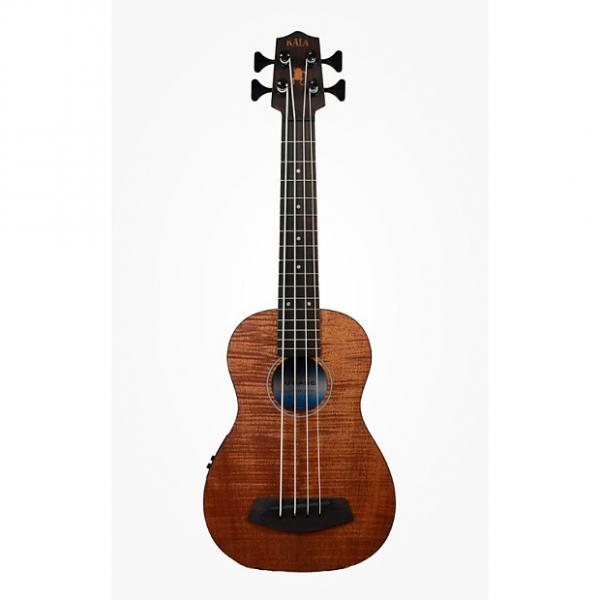 Custom Kala UBASS-EM-FSRW Exotic Mahogany Acoustic-Electric U-Bass with Round Wound Strings #1 image