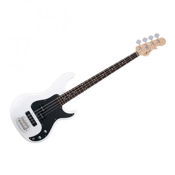 Custom G&amp;L Tribute Series SB-2 Bass - Gloss White/Rosewood DEMO #1 image