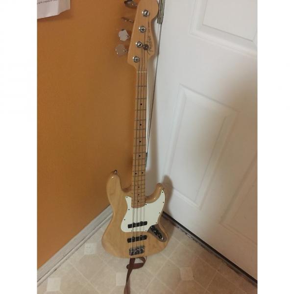 Custom Fender Jazz Bass 2001 USA  Natural With White Pickguard #1 image