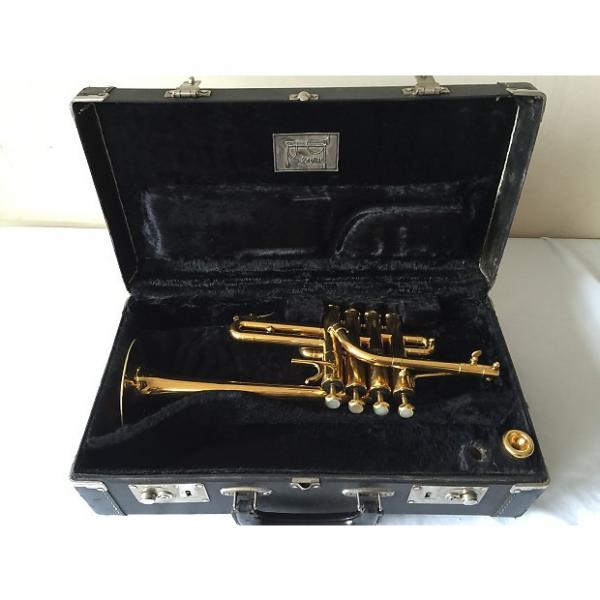 Custom Shilke P5-4 Piccolo Gold Plated Trumpet #1 image