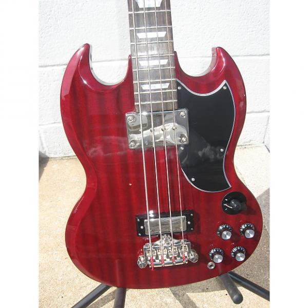 Custom Epiphone  EB-3 Bass With Gig Bag Red #1 image
