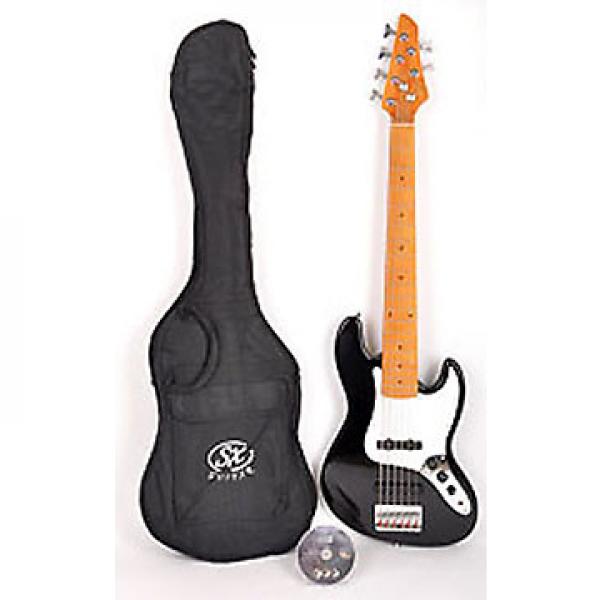 Custom SX Ursa 2 MN 6 Black 6 String Bass Guitar #1 image