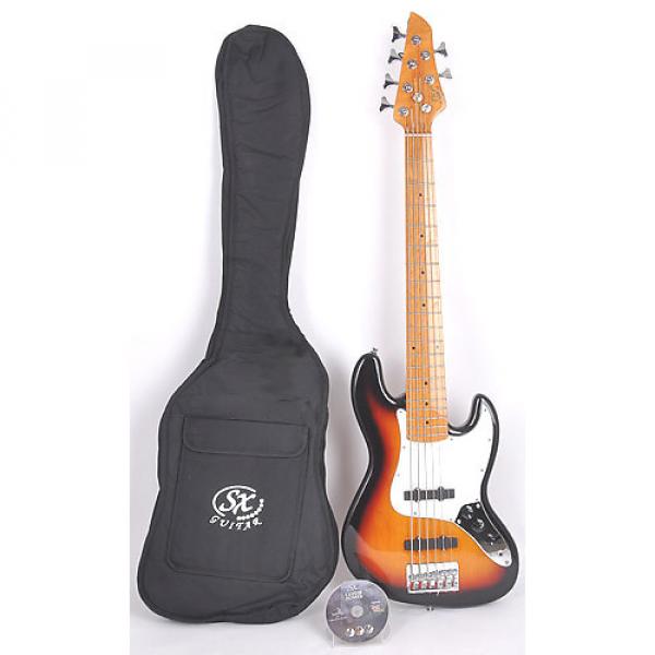 Custom SX Ursa 2 MN 6 3TS 6 String Bass Guitar Suburst #1 image